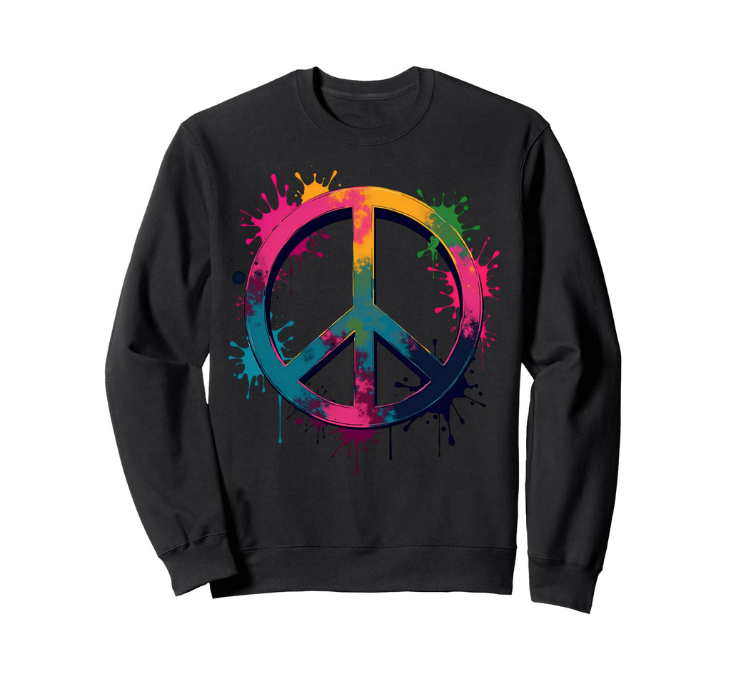 60S 70S Flower Power Groovy Sweatshirt - Casual Everyday Wear Men Women - T-Shirt, Sweatshirt, Hoodie