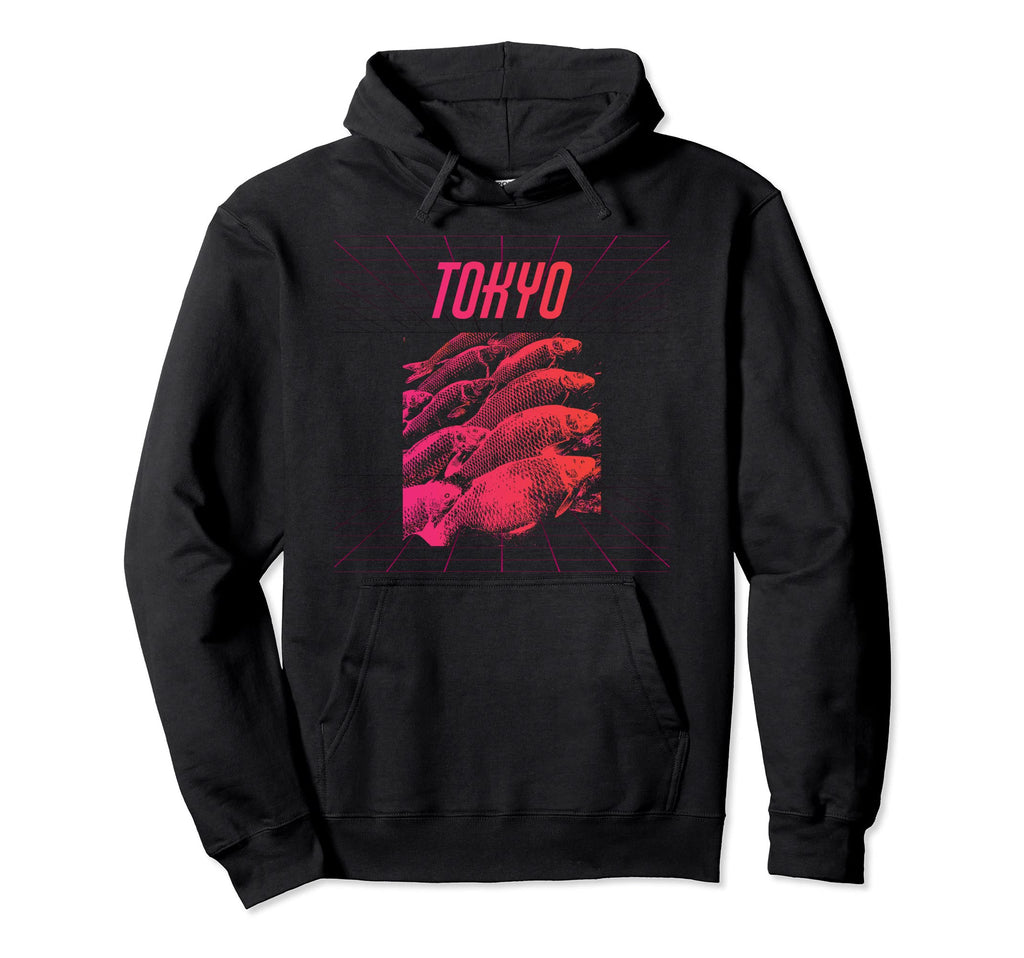 Misfit Vaporwave Aesthetic Synth Hoodie - Custom Art Print for Adults - T-Shirt, Sweatshirt, Hoodie