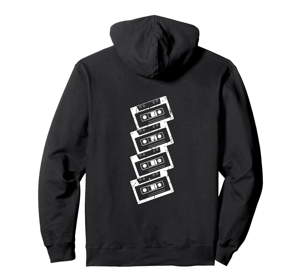 Music Cassette Tapes Hoodie - Novelty Apparel Unisex - T-Shirt, Sweatshirt, Hoodie