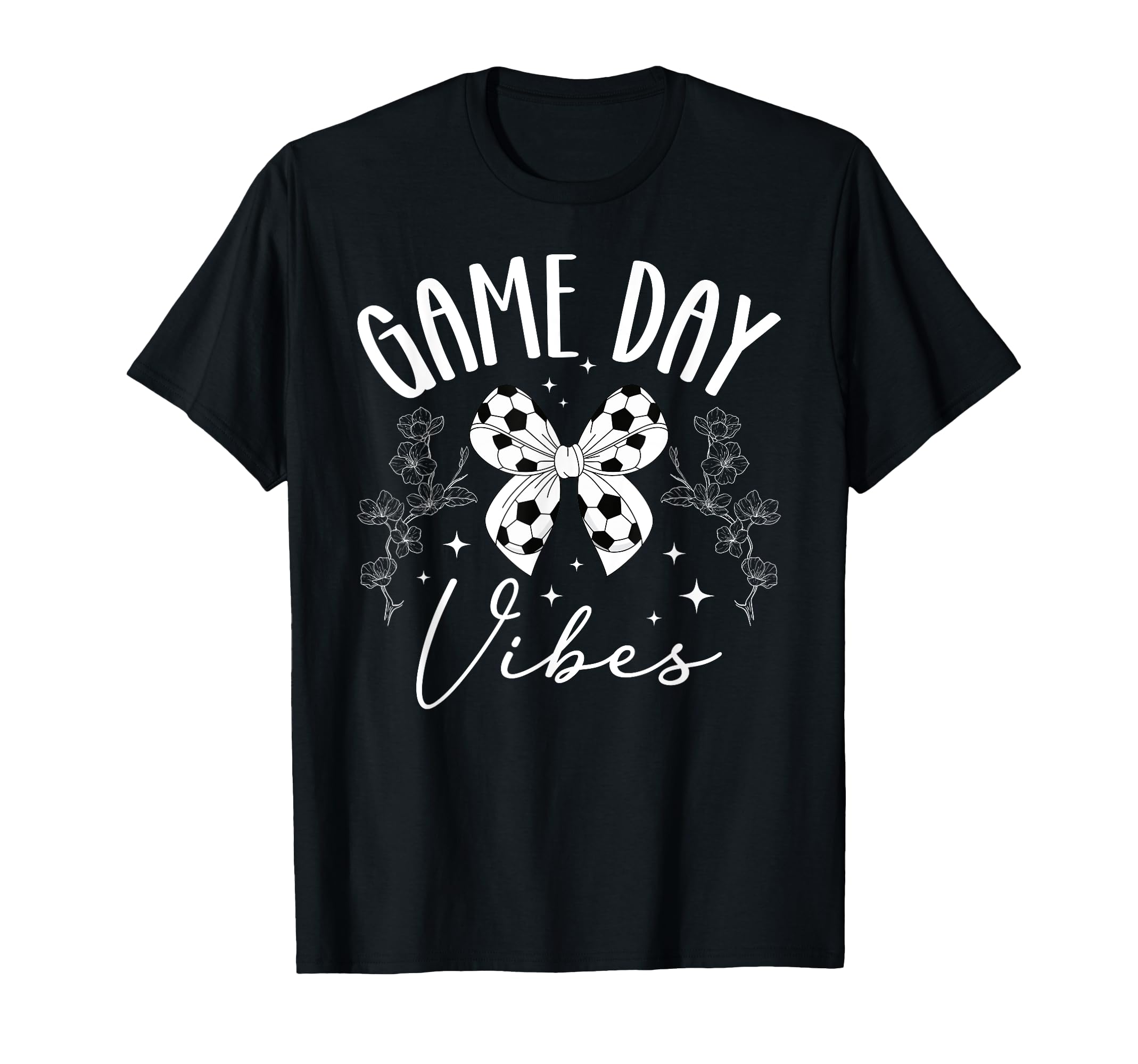 Game Day Vibes Soccer Game Day Soccer T-Shirt - Custom Art Print for Adults - T-Shirt, Sweatshirt, Hoodie