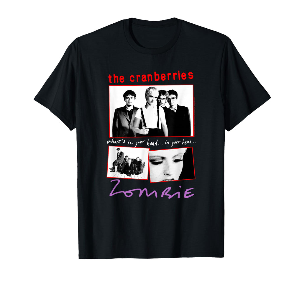 Cranberries Zombie Collage Band T-Shirt - Trendy Graphic for Adults - T-Shirt, Sweatshirt, Hoodie