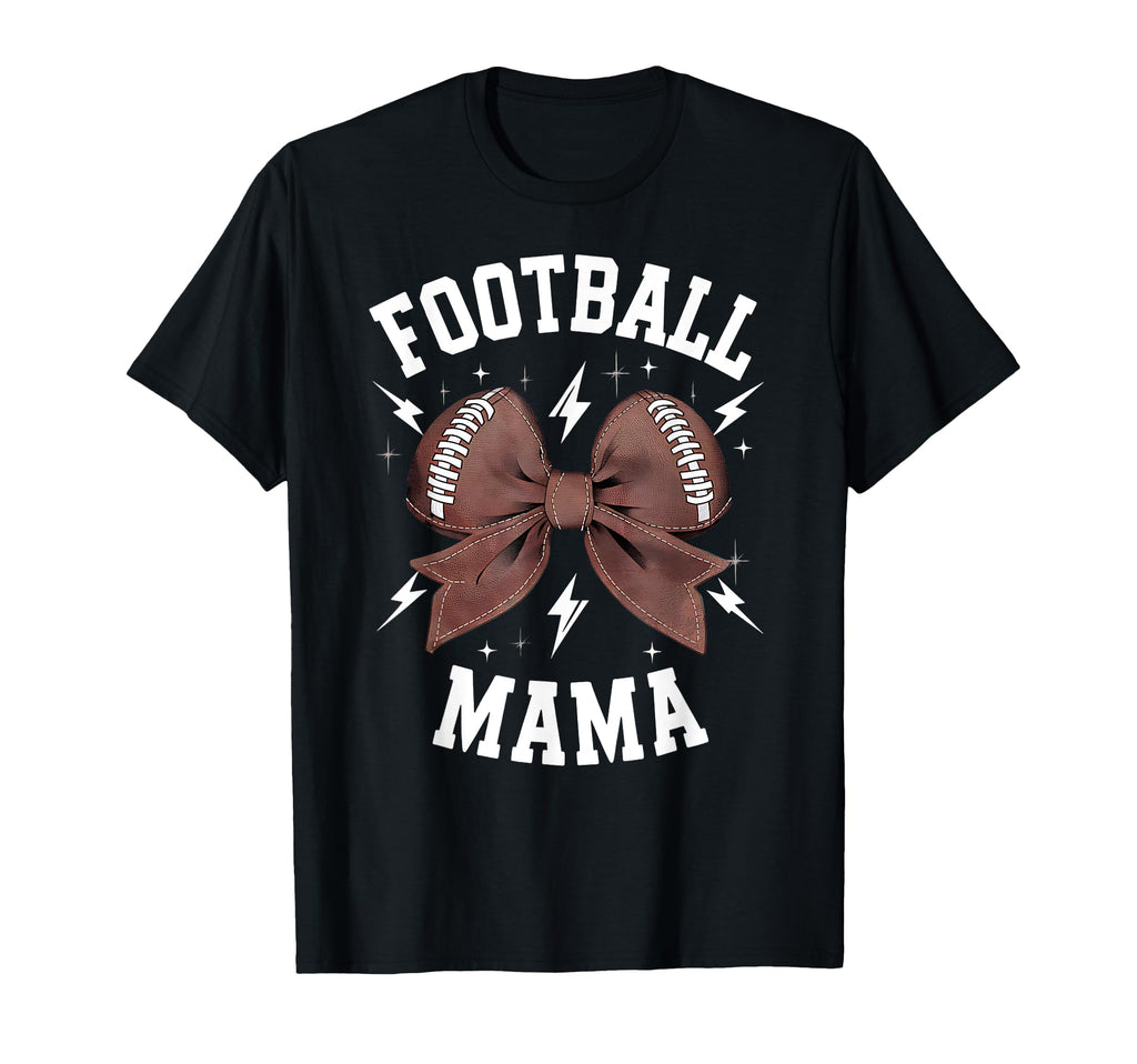 Womens Moms Coquette Bow Football Lover T-Shirt - Unique Graphic Men Women - T-Shirt, Sweatshirt, Hoodie