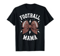 Womens Moms Coquette Bow Football Lover T-Shirt - Unique Graphic Men Women - T-Shirt, Sweatshirt, Hoodie