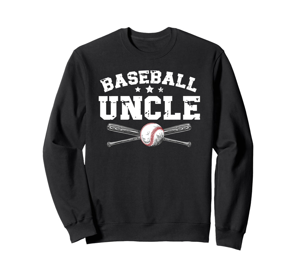 Best Baseball Uncle Baseball Player Sweatshirt - Graphic Print for Adults - T-Shirt, Sweatshirt, Hoodie
