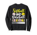 Softball Baseball Grandma Leopard Sweatshirt - Graphic Print for Adults - T-Shirt, Sweatshirt, Hoodie