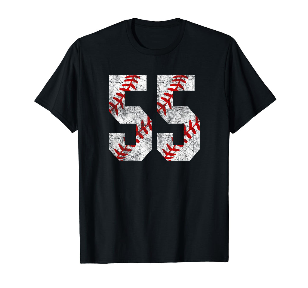 Baseball Mom 55 Jersey Baseball T-Shirt - Fun Novelty Design Men Women - T-Shirt, Sweatshirt, Hoodie