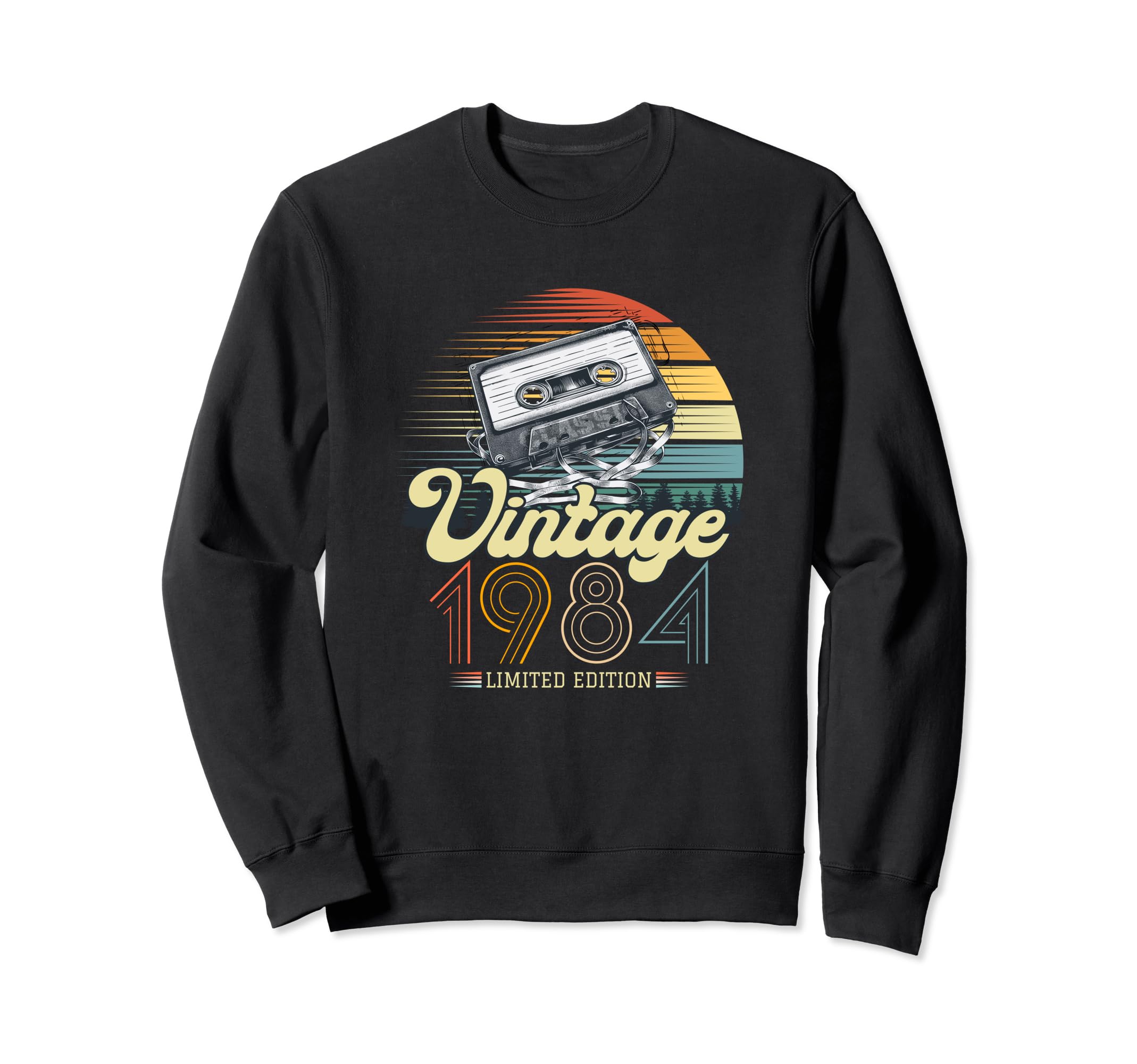 1984 Cassette Tape Sweatshirt - Fun Novelty Design Unisex - T-Shirt, Sweatshirt, Hoodie