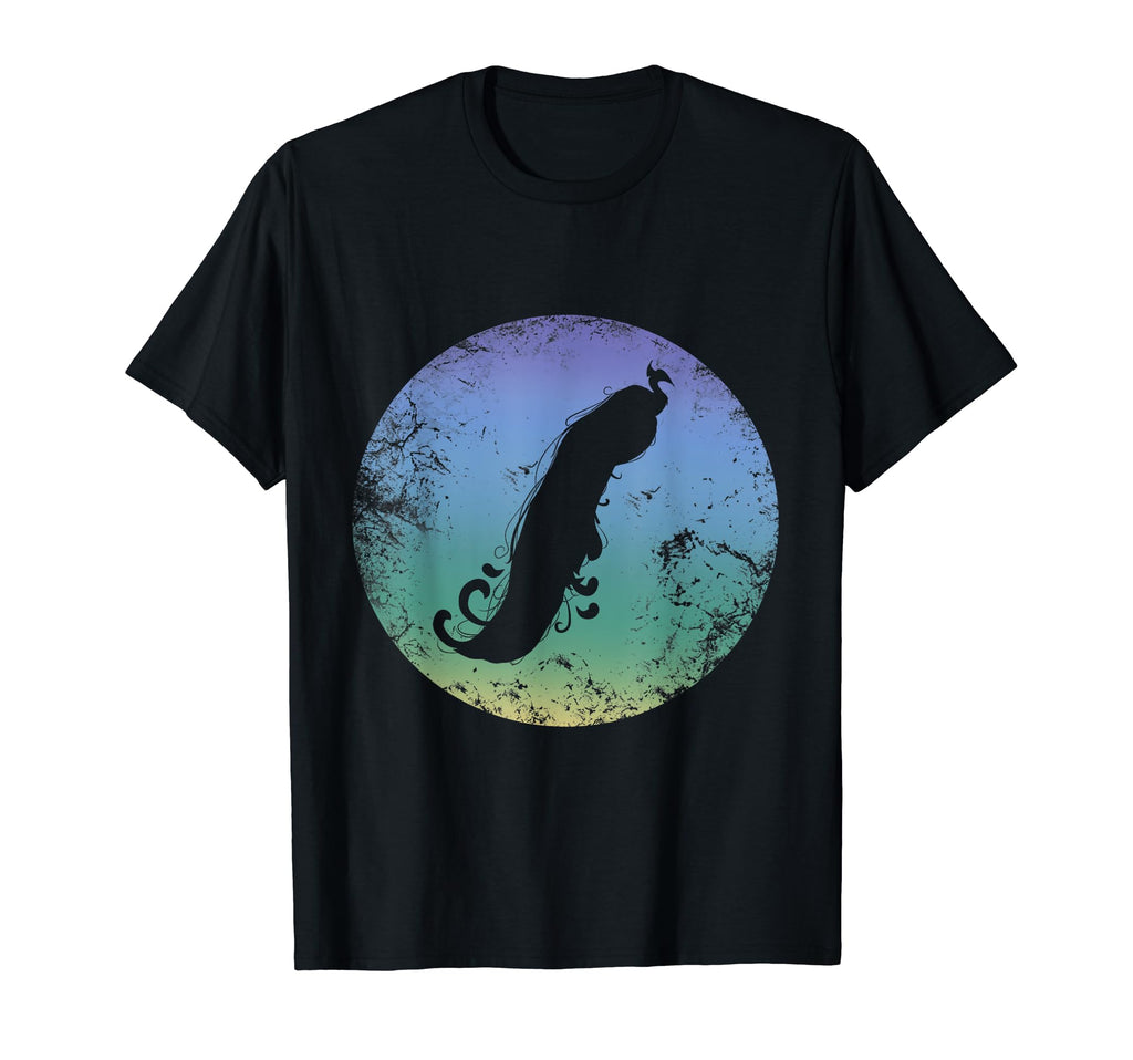 Distressed Styled Peacock T-Shirt - Casual Everyday Wear Unisex - T-Shirt, Sweatshirt, Hoodie