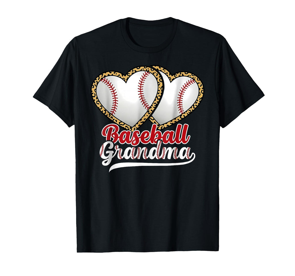 Baseball Gigi Leopard Heart Proud T-Shirt - Novelty Apparel for Adults - T-Shirt, Sweatshirt, Hoodie