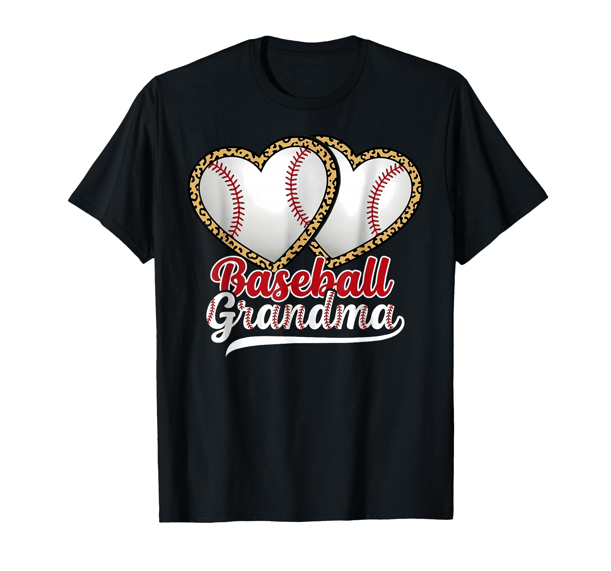 Baseball Gigi Leopard Heart Proud T-Shirt - Novelty Apparel for Adults - T-Shirt, Sweatshirt, Hoodie