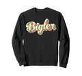 Bigler Art Baseball Font Sweatshirt - Novelty Apparel for Adults - T-Shirt, Sweatshirt, Hoodie