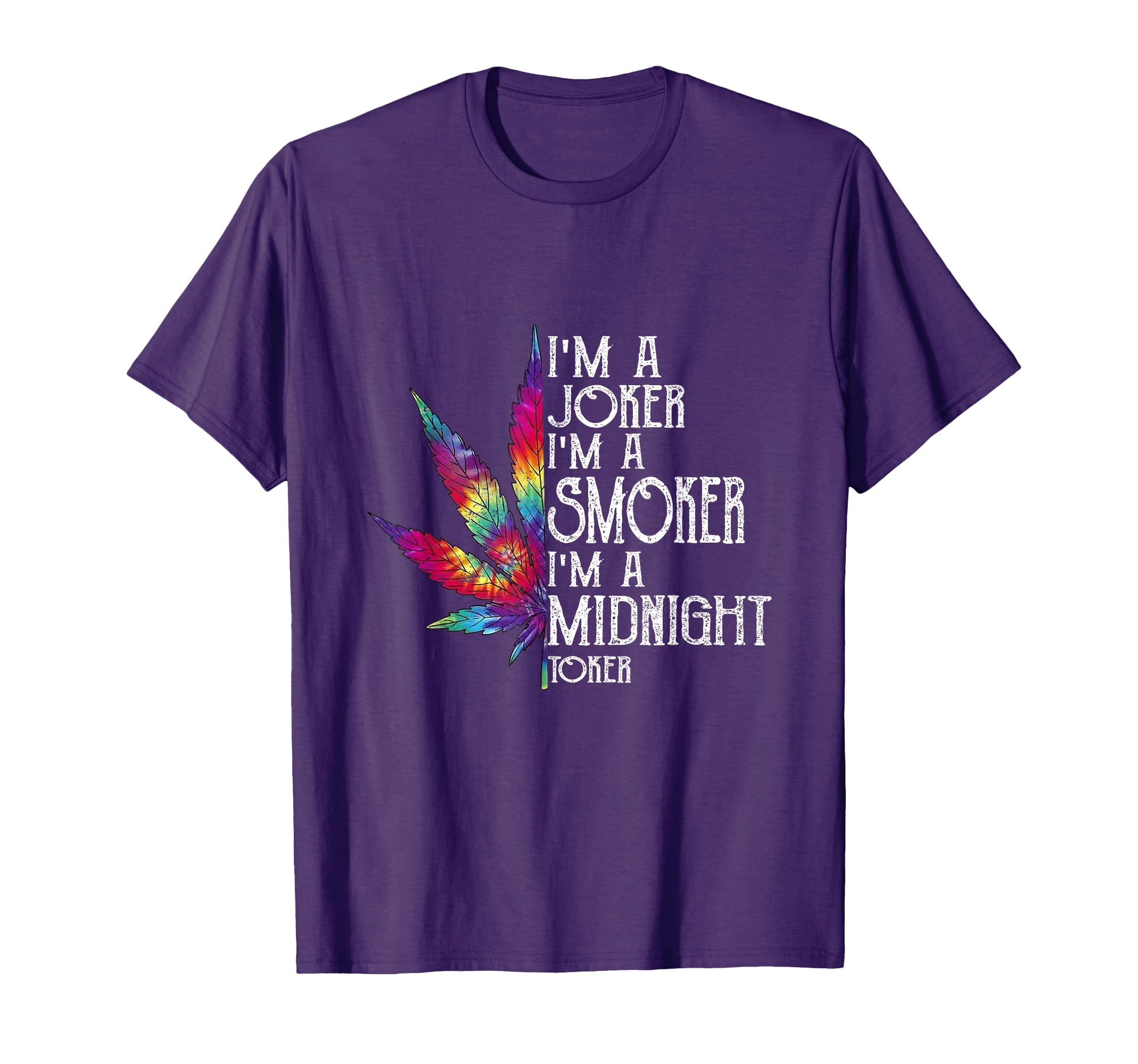 Im Joker Smoker Midnight Toker Rock T-Shirt - Novelty Apparel for Adults - T-Shirt, Sweatshirt, Hoodie