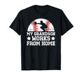 My Grandson Baseball Catcher Grandpa T-Shirt - Casual Everyday Wear Unisex - T-Shirt, Sweatshirt, Hoodie