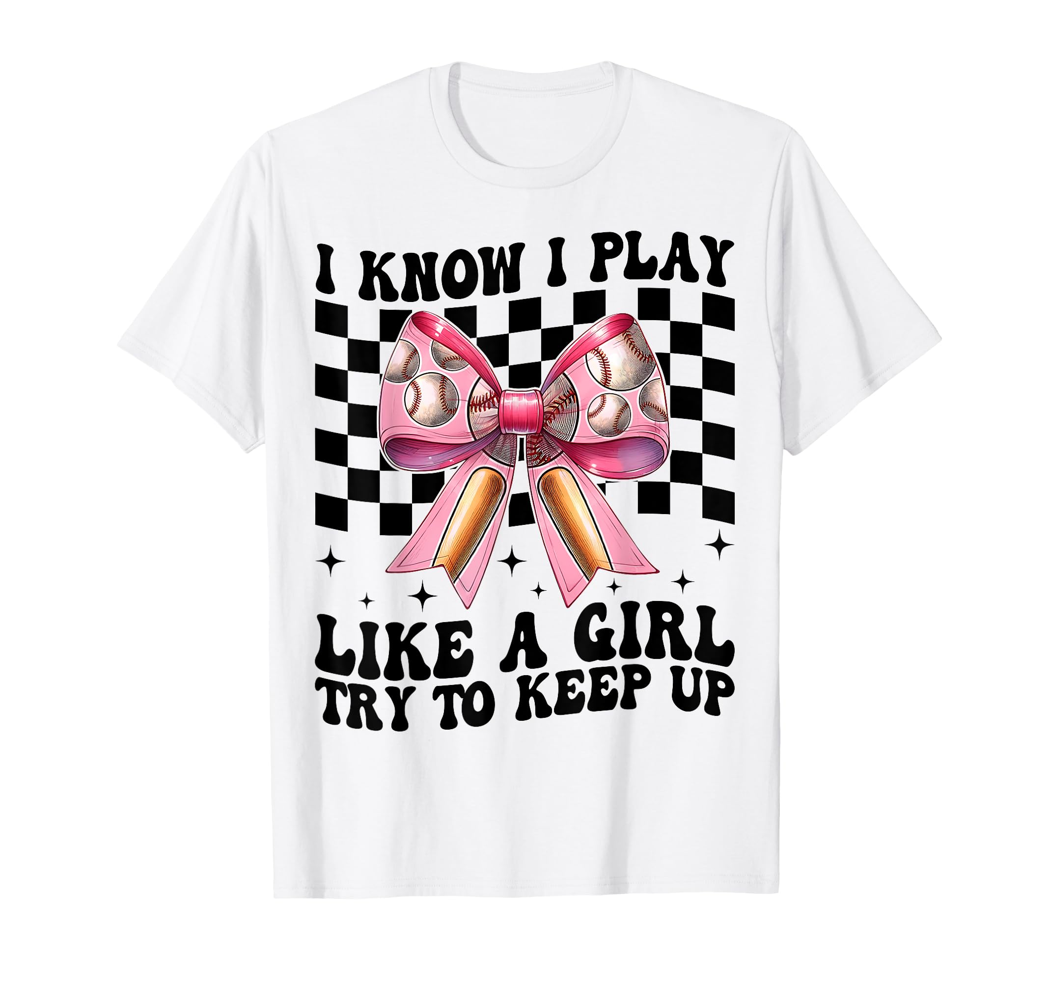 Baseball Mom Mama Coquette I Know I T-Shirt - Trendy Graphic for Adults - T-Shirt, Sweatshirt, Hoodie
