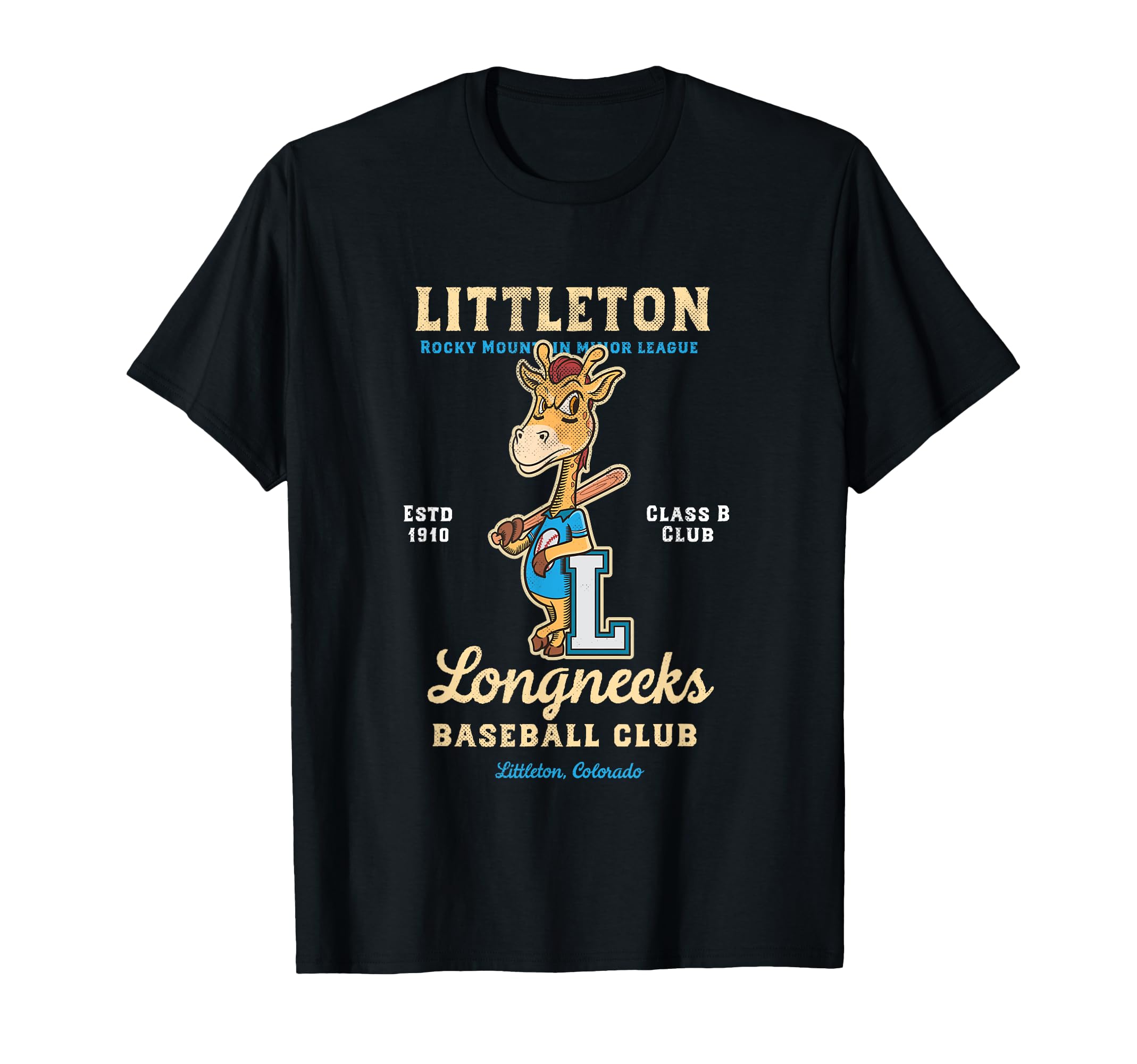 Littleton Longnecks Minor League T-Shirt - Aesthetic Graphic Unisex - T-Shirt, Sweatshirt, Hoodie