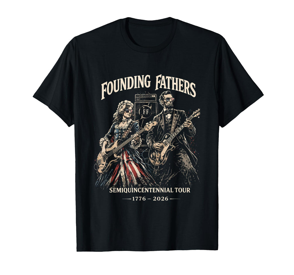 Abraham Lincoln Betsy Ross Guitar T-Shirt - Streetwear Style Men Women - T-Shirt, Sweatshirt, Hoodie