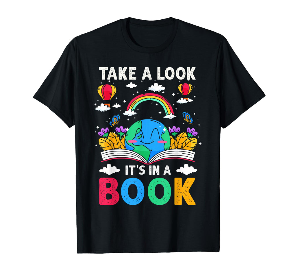 Take Its Book Reading Rainbow T-Shirt - Aesthetic Graphic Unisex - T-Shirt, Sweatshirt, Hoodie