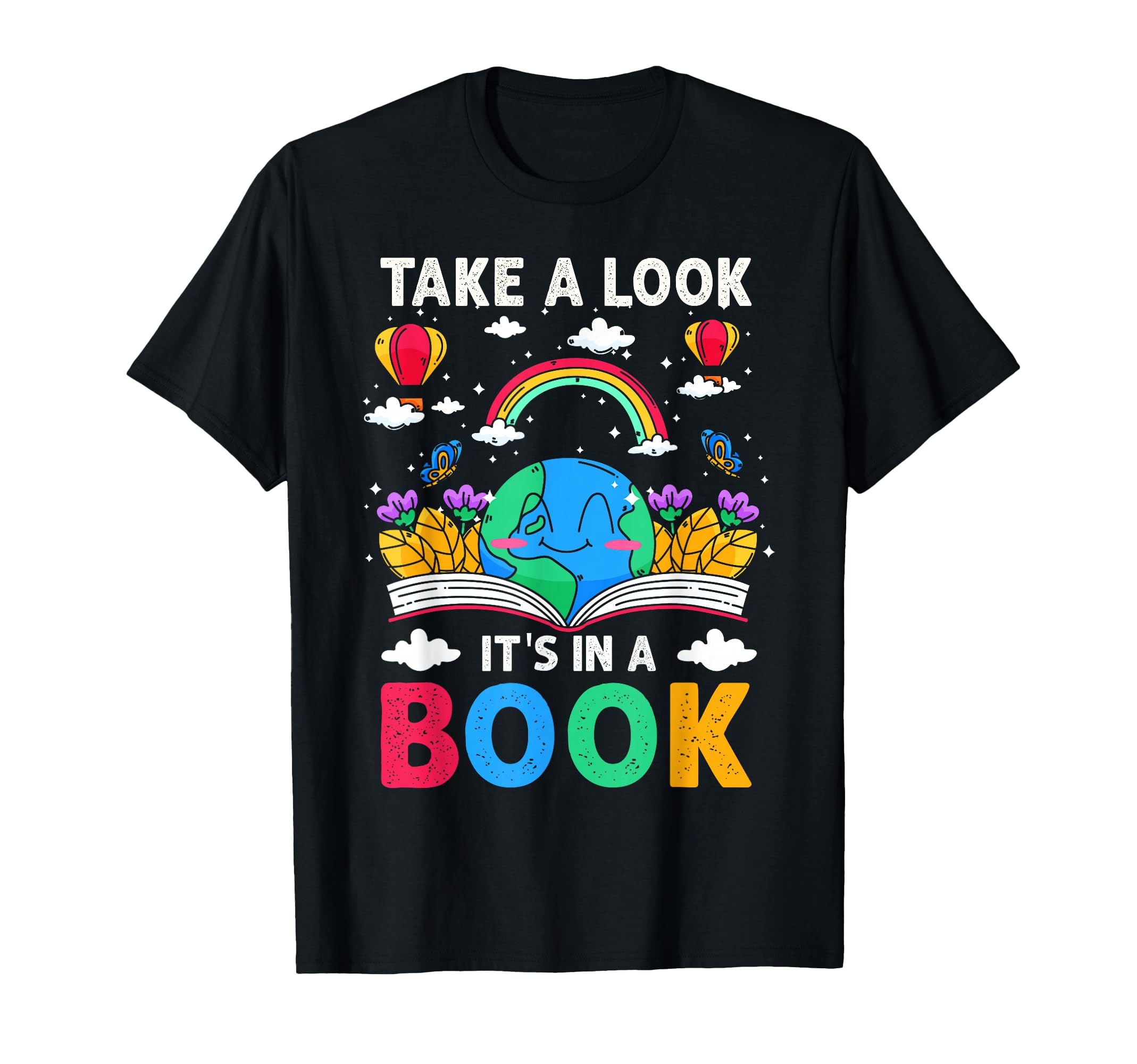 Take Its Book Reading Rainbow T-Shirt - Aesthetic Graphic Unisex - T-Shirt, Sweatshirt, Hoodie