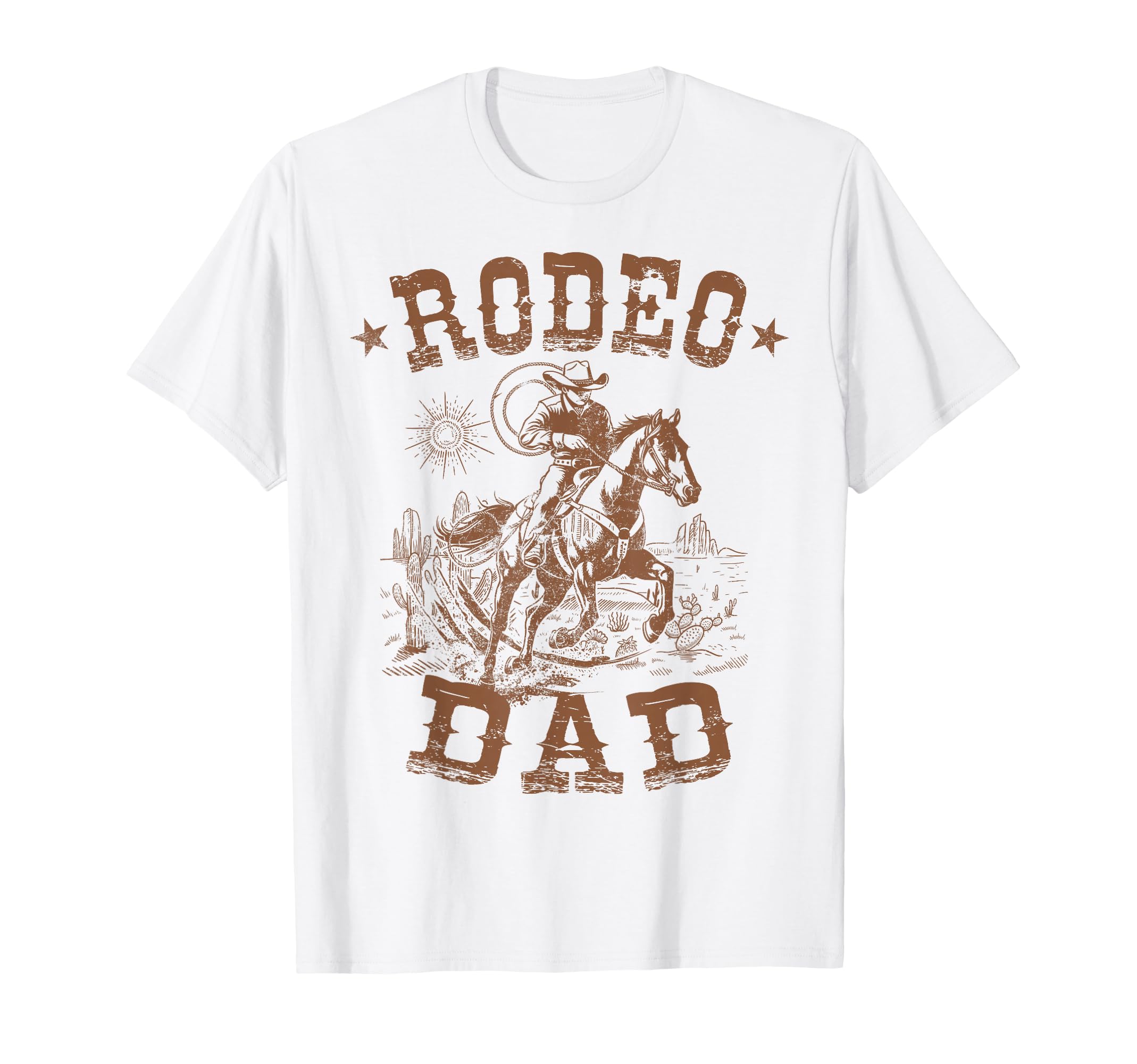 Rodeo Dad Western Cowboy Daddy Family T-Shirt - Trendy Graphic Unisex - T-Shirt, Sweatshirt, Hoodie