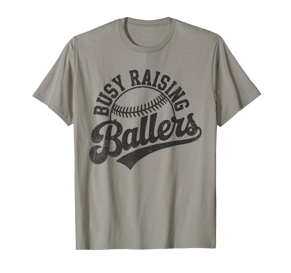 Raising Ballers Funny Mom Baseball T-Shirt - Unique Graphic Men Women - T-Shirt, Sweatshirt, Hoodie