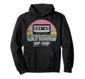 Old School Hip Hop Music Cassette Tape Hoodie - Minimalist Print Unisex - T-Shirt, Sweatshirt, Hoodie