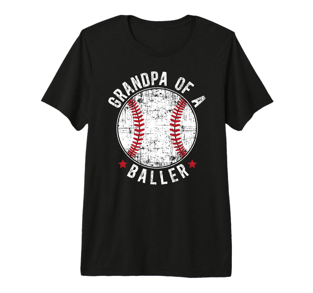 Mens Grandpa Baller Baseball Grandpa T-Shirt - Fun Novelty Design Unisex - T-Shirt, Sweatshirt, Hoodie