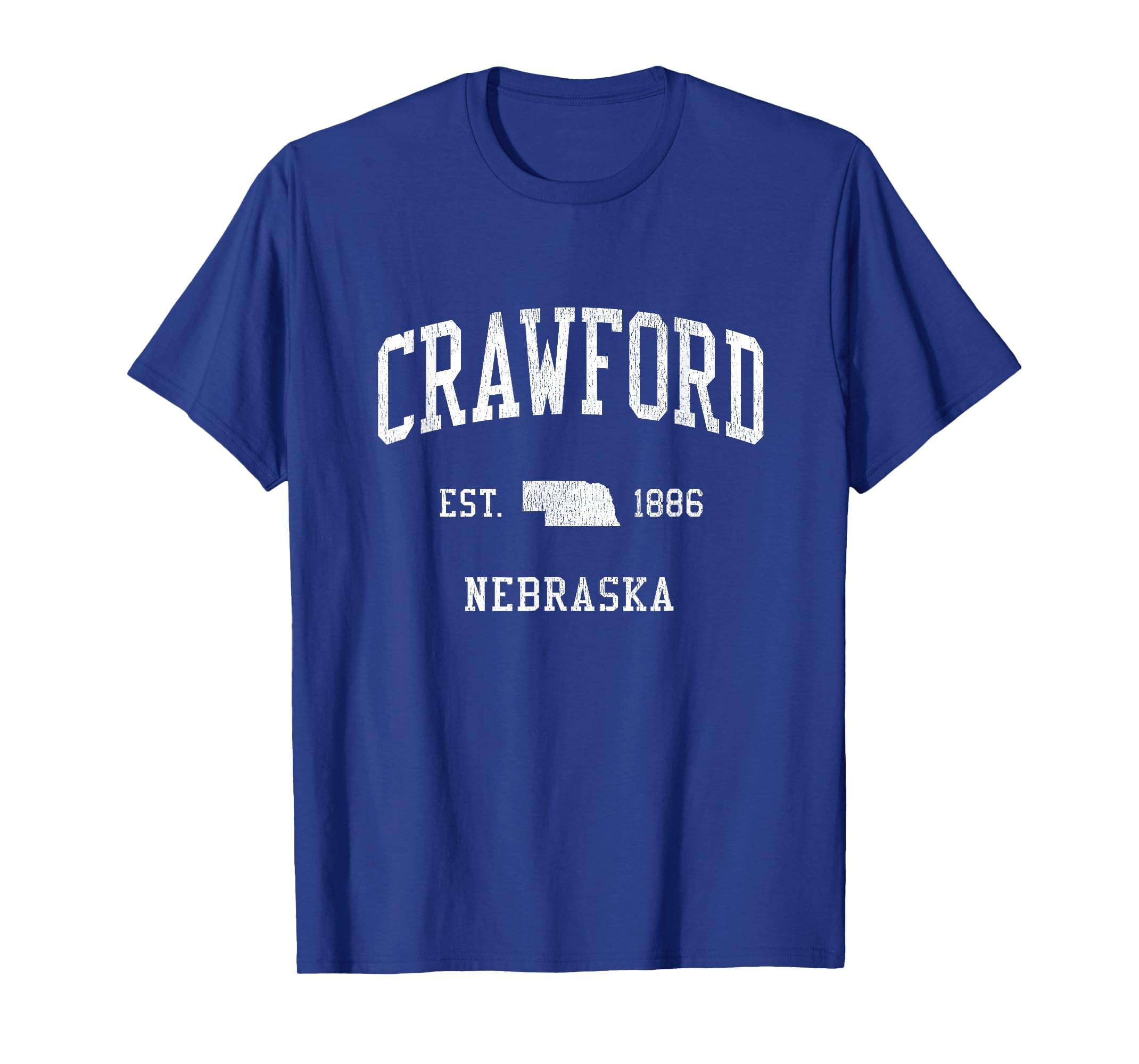 Crawford Ne Athletic Sports Js01 T-Shirt - Fun Novelty Design for Adults - T-Shirt, Sweatshirt, Hoodie