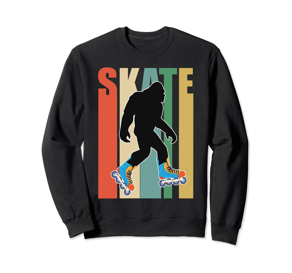 Roller Skates Bigfoot Skate Sweatshirt - Custom Art Print Men Women - T-Shirt, Sweatshirt, Hoodie