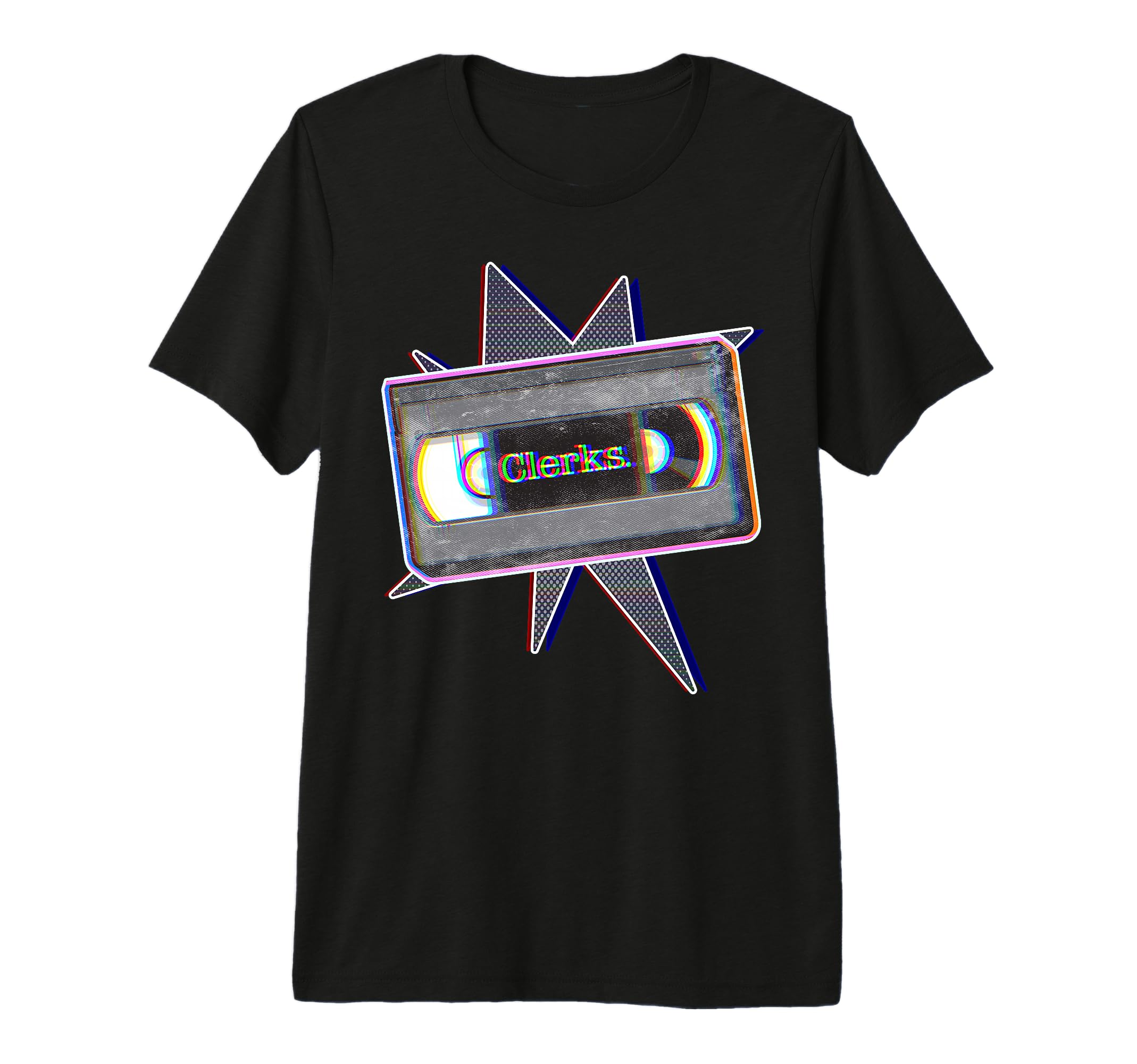 Kevin Smith Clerks Vhs Cassette Glitch T-Shirt - Unique Graphic Men Women - T-Shirt, Sweatshirt, Hoodie