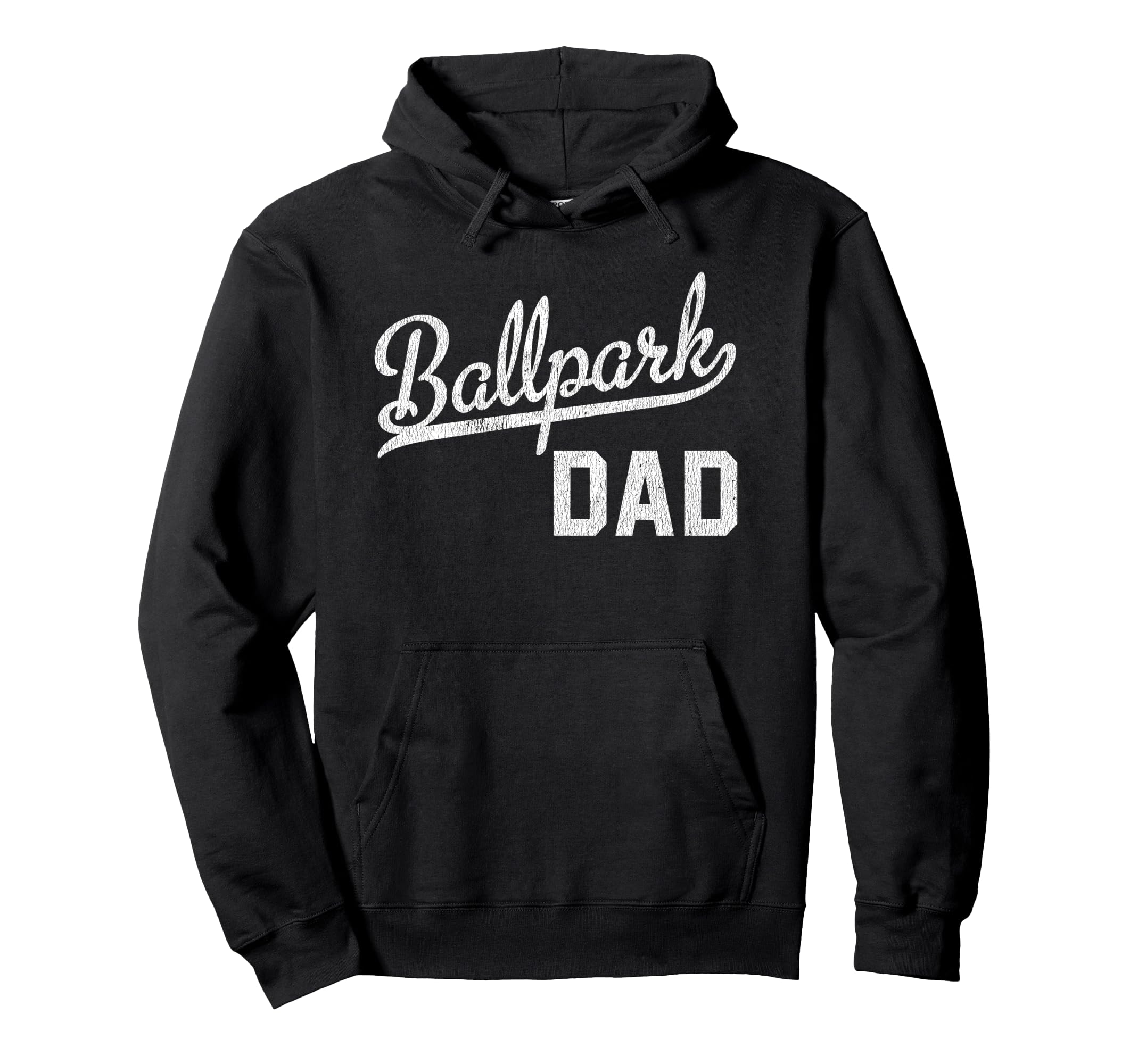 Ballpark Dad Ballers Baseball Softball Hoodie - Streetwear Style Men Women - T-Shirt, Sweatshirt, Hoodie
