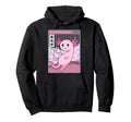 Gaming Axolotl Digital Japan 80S Otaku Hoodie - Minimalist Print Men Women - T-Shirt, Sweatshirt, Hoodie