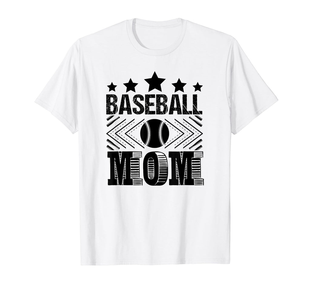 Baseball Mom Funny Baseball Lover Mom T-Shirt - Trendy Graphic for Adults - T-Shirt, Sweatshirt, Hoodie