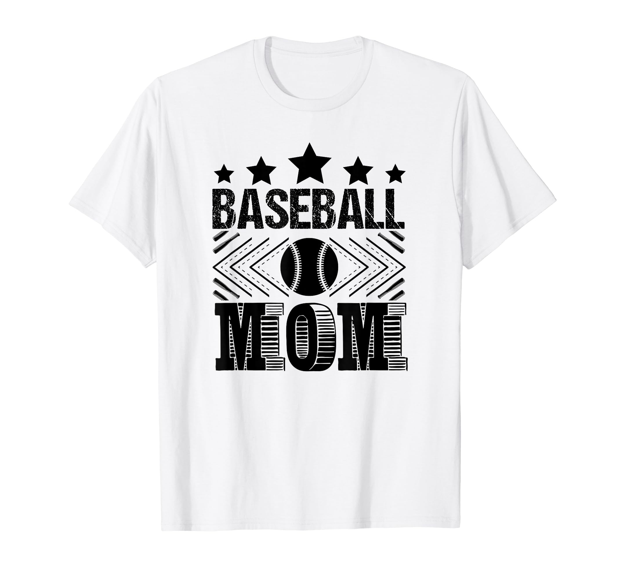Baseball Mom Funny Baseball Lover Mom T-Shirt - Trendy Graphic for Adults - T-Shirt, Sweatshirt, Hoodie