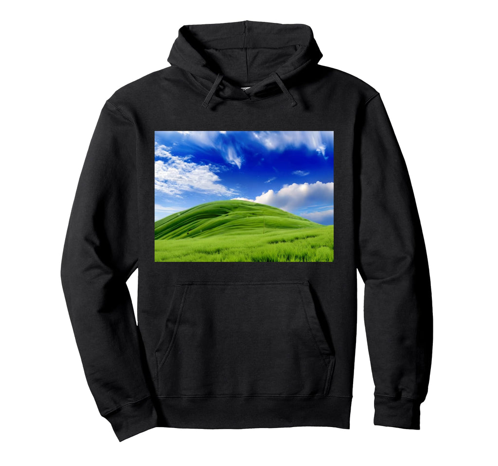 Frutiger Aero Meadow Aesthetic Y2K Hoodie - Novelty Apparel for Adults - T-Shirt, Sweatshirt, Hoodie