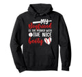 Baseball Girlfriend Funny Girlfriend Hoodie - Streetwear Style Unisex - T-Shirt, Sweatshirt, Hoodie