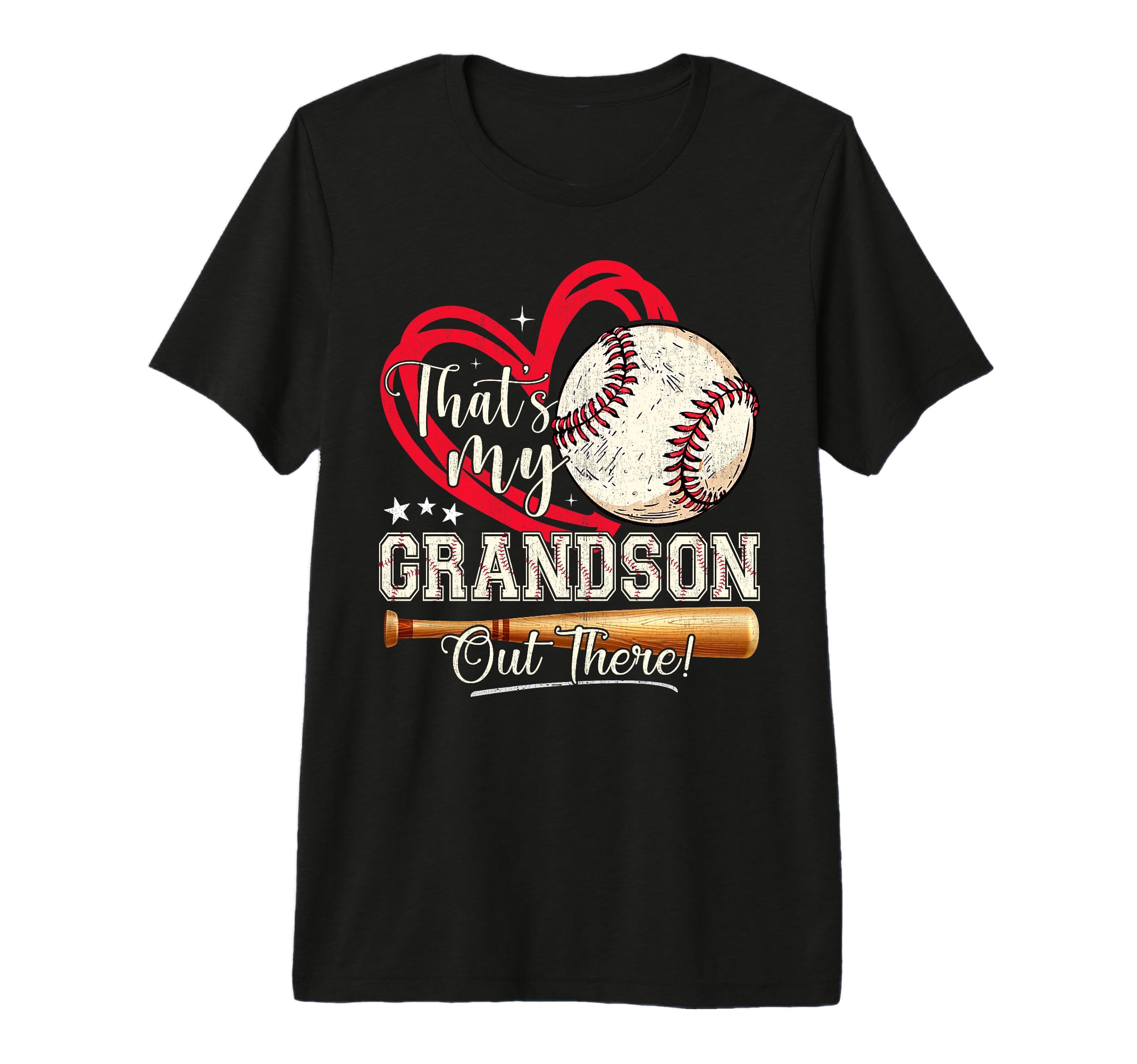Thats My Grandson Out There Baseball T-Shirt - Trendy Graphic Unisex - T-Shirt, Sweatshirt, Hoodie