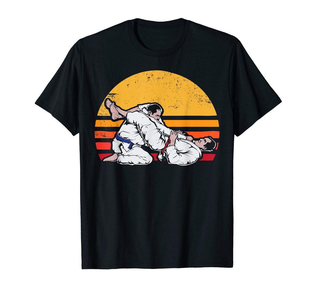 Jiu Jitsu Sunset Grappling Jiujitsu T-Shirt - Aesthetic Graphic for Adults - T-Shirt, Sweatshirt, Hoodie