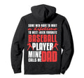 Baseball Dad Love Home Run Pitcher Catcher Hoodie - Unique Graphic Unisex - T-Shirt, Sweatshirt, Hoodie