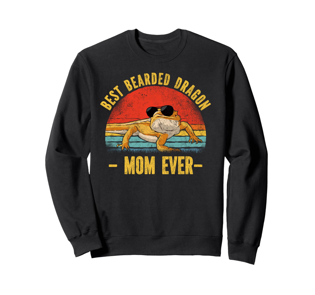 Best Bearded Dragon Mom Ever Sunset Sweatshirt - Novelty Apparel Men Women - T-Shirt, Sweatshirt, Hoodie