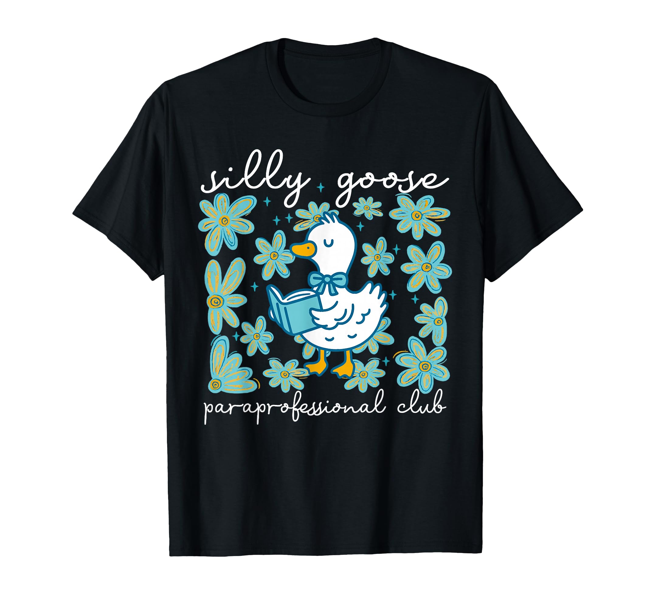 Silly Goose Boho Floral Paras T-Shirt - Streetwear Style for Adults - T-Shirt, Sweatshirt, Hoodie