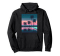 Vaporwave Aesthetic Trippy Tropical Palm Hoodie - Novelty Apparel Unisex - T-Shirt, Sweatshirt, Hoodie