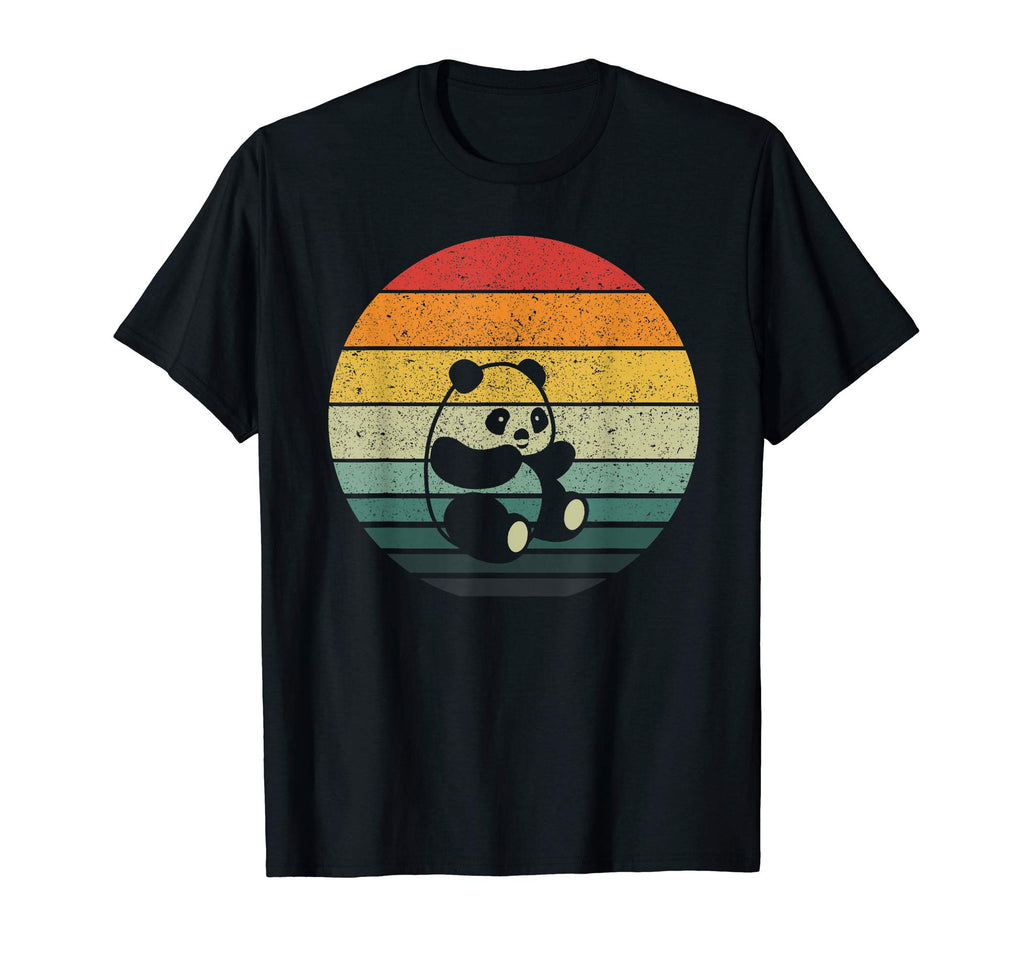 Panda Sunset Tees 60S 70S T-Shirt - Novelty Apparel Men Women - T-Shirt, Sweatshirt, Hoodie