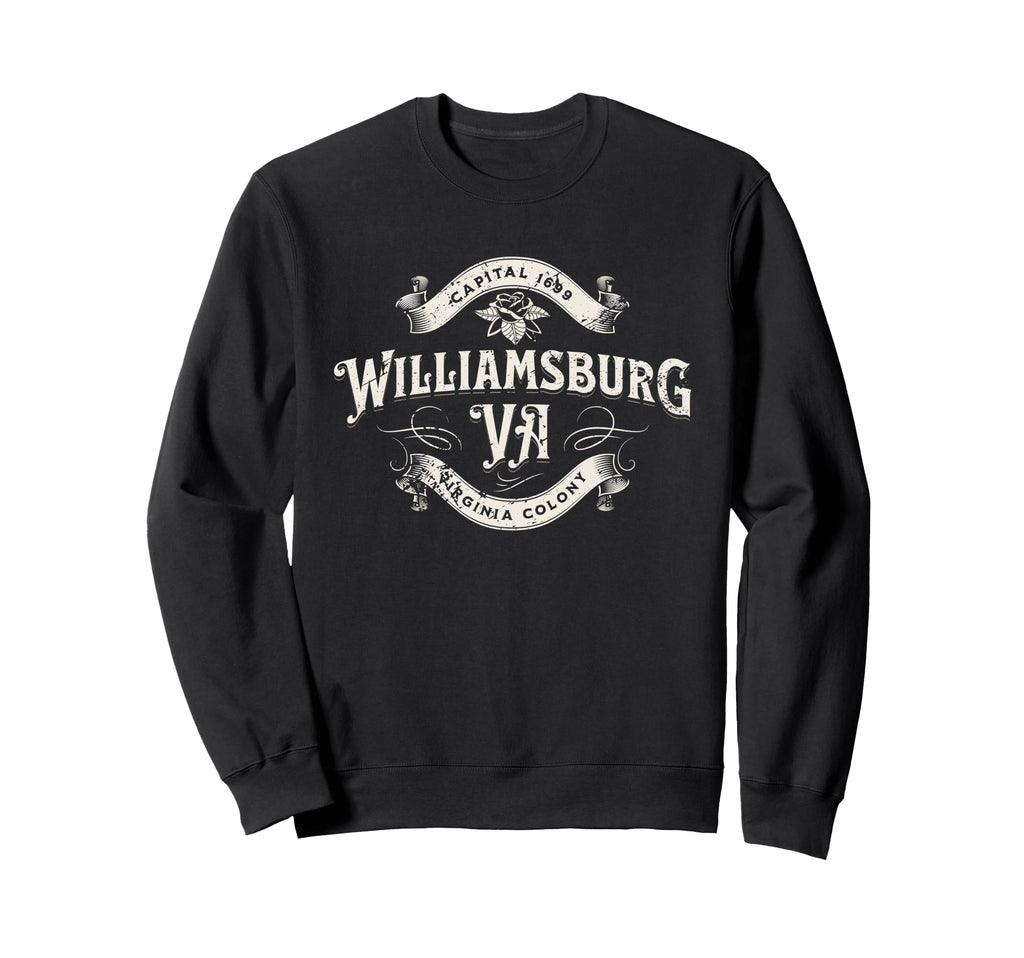 Colonial Williamsburg Virginia Sweatshirt - Trendy Graphic for Adults - T-Shirt, Sweatshirt, Hoodie