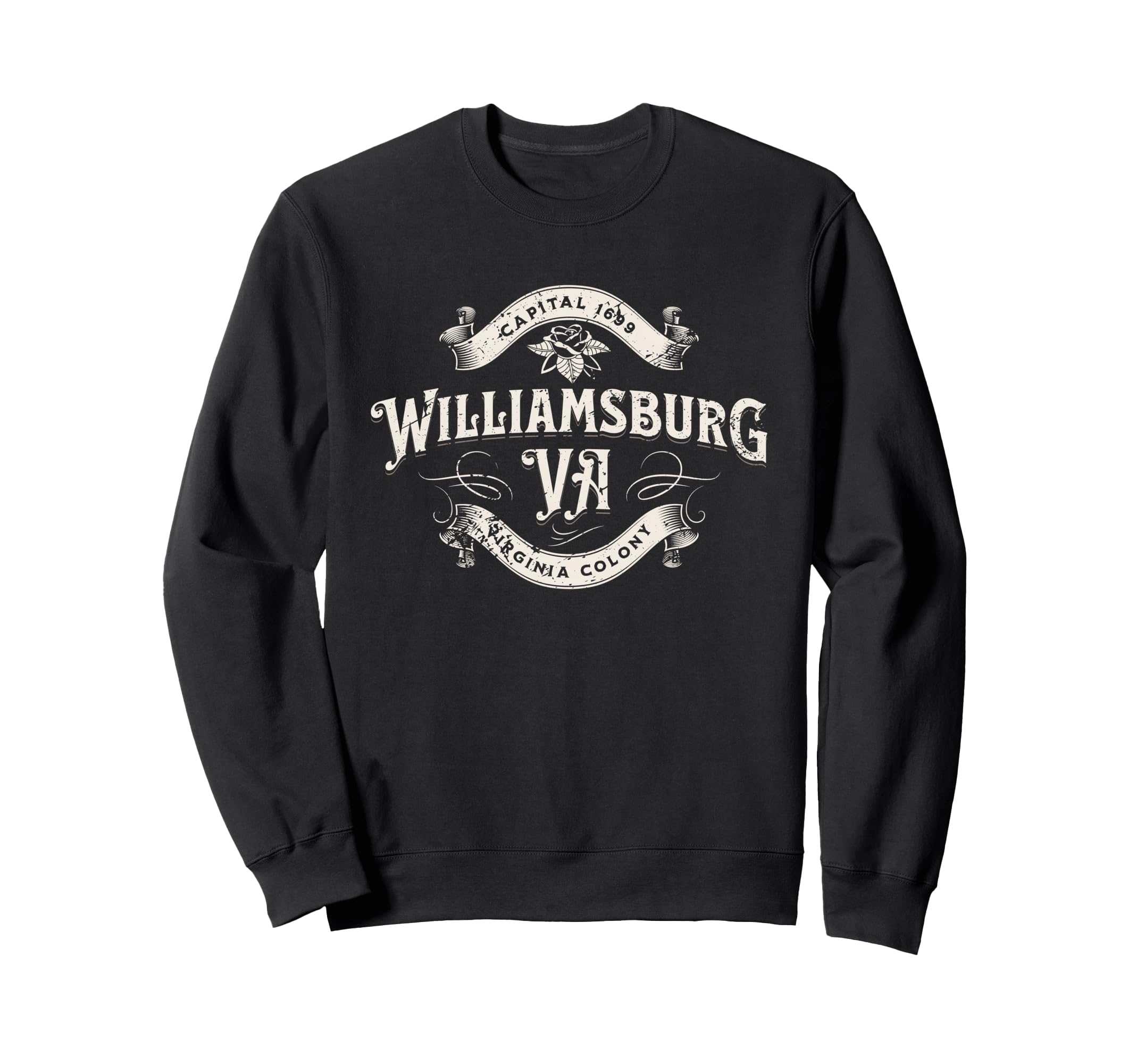Colonial Williamsburg Virginia Sweatshirt - Trendy Graphic for Adults - T-Shirt, Sweatshirt, Hoodie