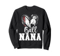 Ball Grandma Heart Baseball Sweatshirt - Custom Art Print for Adults - T-Shirt, Sweatshirt, Hoodie