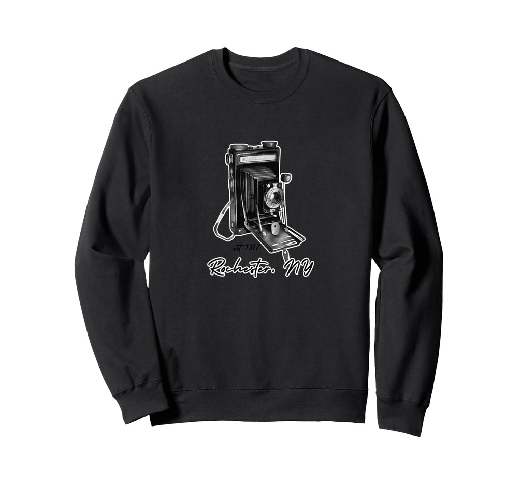 Rochester Ny Camera Sweatshirt - Novelty Apparel Men Women - T-Shirt, Sweatshirt, Hoodie