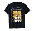 Cheer Mom Mother Bow Cheerleader Game T-Shirt - Graphic Print Men Women - T-Shirt, Sweatshirt, Hoodie