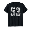 Baseball Softball Mom 53 Number 53 T-Shirt - Trendy Graphic Men Women - T-Shirt, Sweatshirt, Hoodie