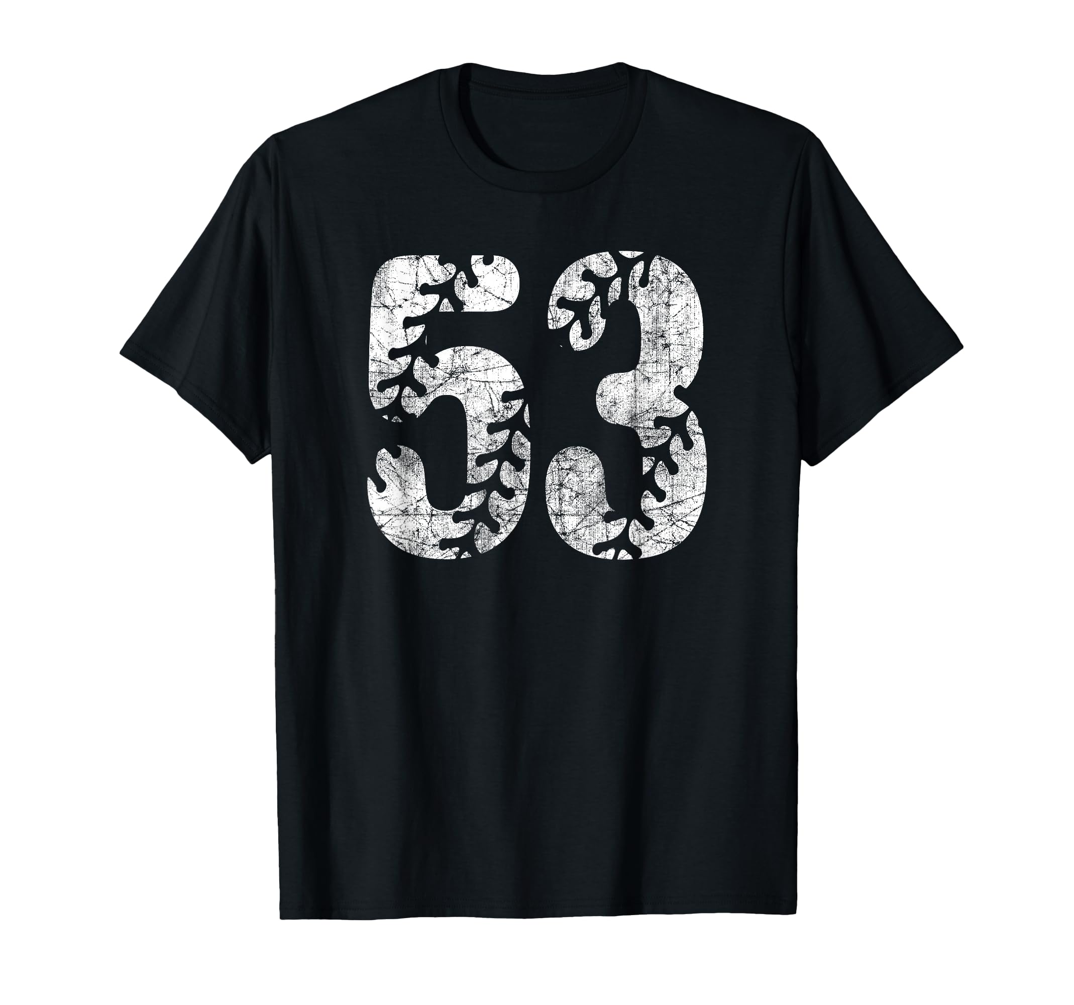 Baseball Softball Mom 53 Number 53 T-Shirt - Trendy Graphic Men Women - T-Shirt, Sweatshirt, Hoodie