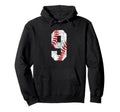 Baseball Mom 9 Jersey Baseball Player Hoodie - Graphic Print Men Women - T-Shirt, Sweatshirt, Hoodie